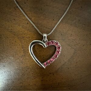 Pink Heart Necklace